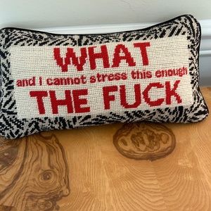 Furbish Studio WTF pillow